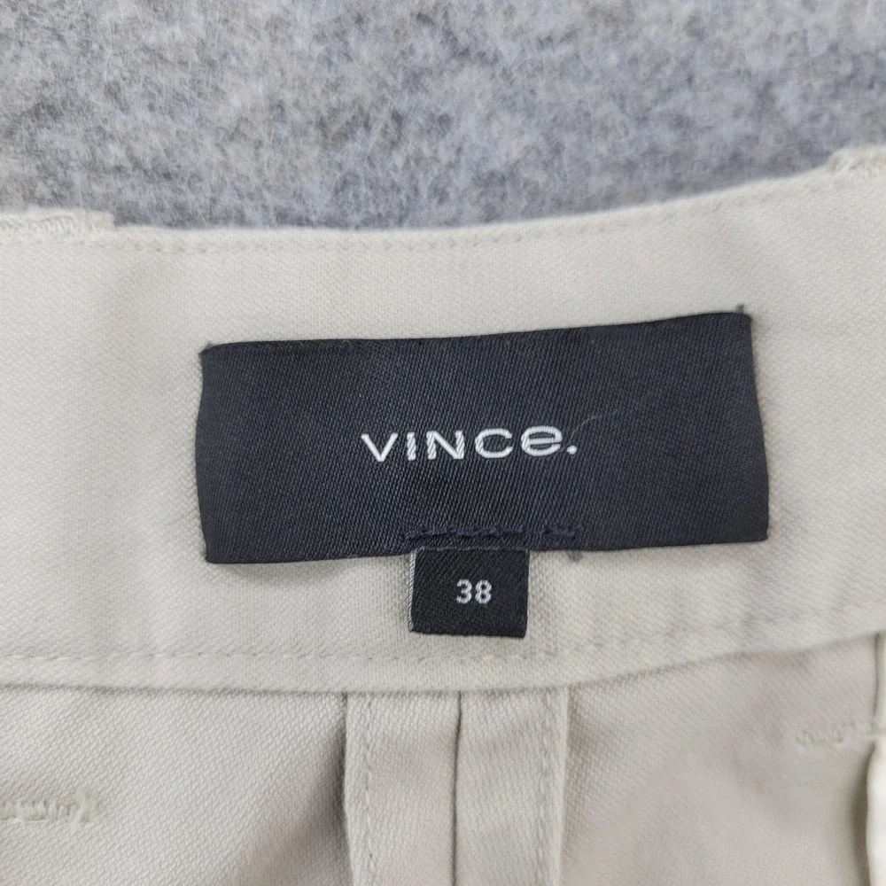 Vince Pants Mens 38x32 Beige Relaxed Fit James Chino Straight Leg Casual